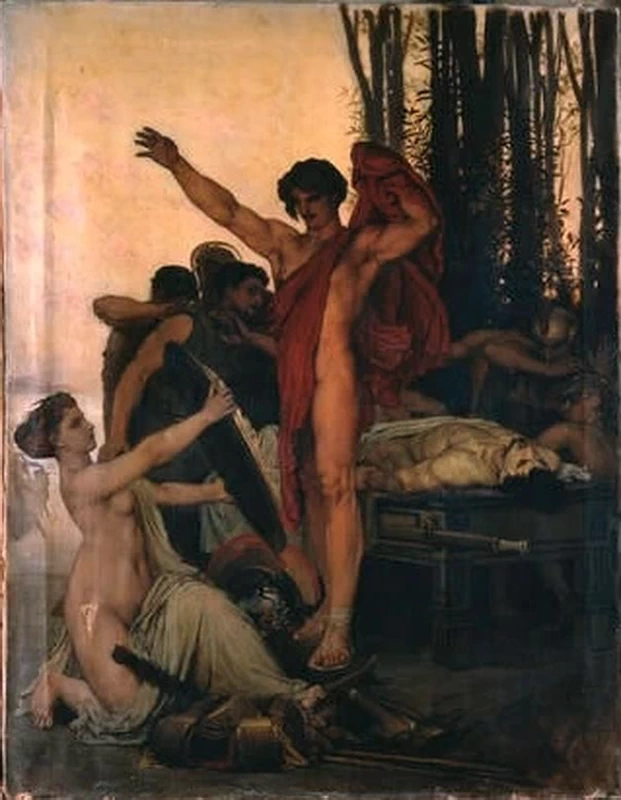 Teti porta ad Achille le armi forgiate da Vulcano, 1866 - Epinal, Musée Départemental d'Art Ancien et Contemporain